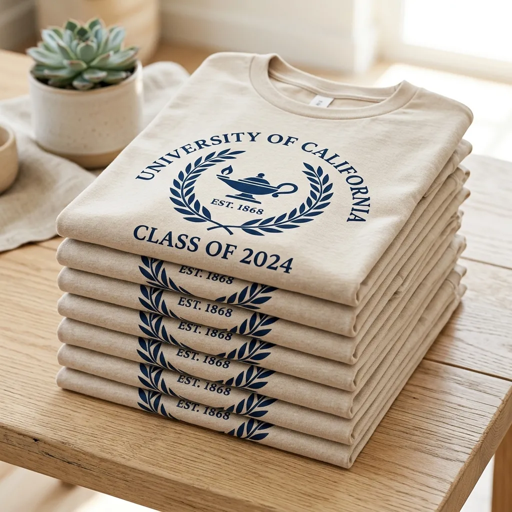 กองเสื้อยืดกิจกรรมกลุ่มหลากสี ตัวอย่างงานรับผลิตจากโรงงานเสื้อแท้